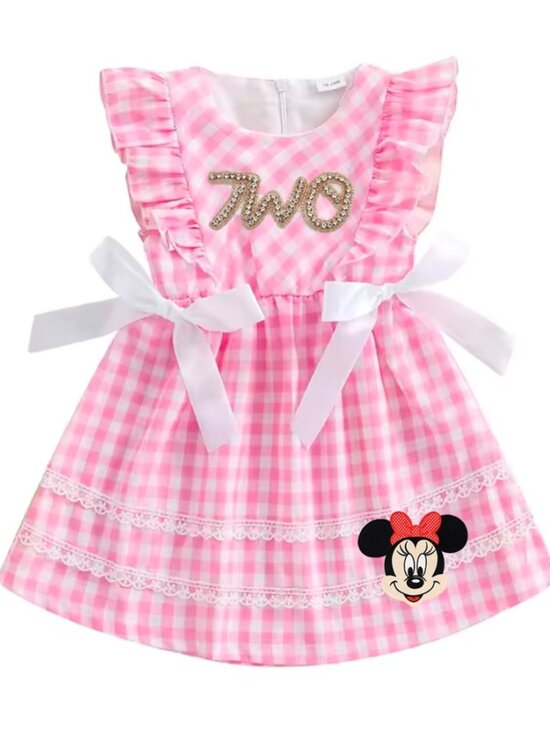 Other - Minnie Mouse Dress Second Birthday Romper Dress Clothes Disney outfit